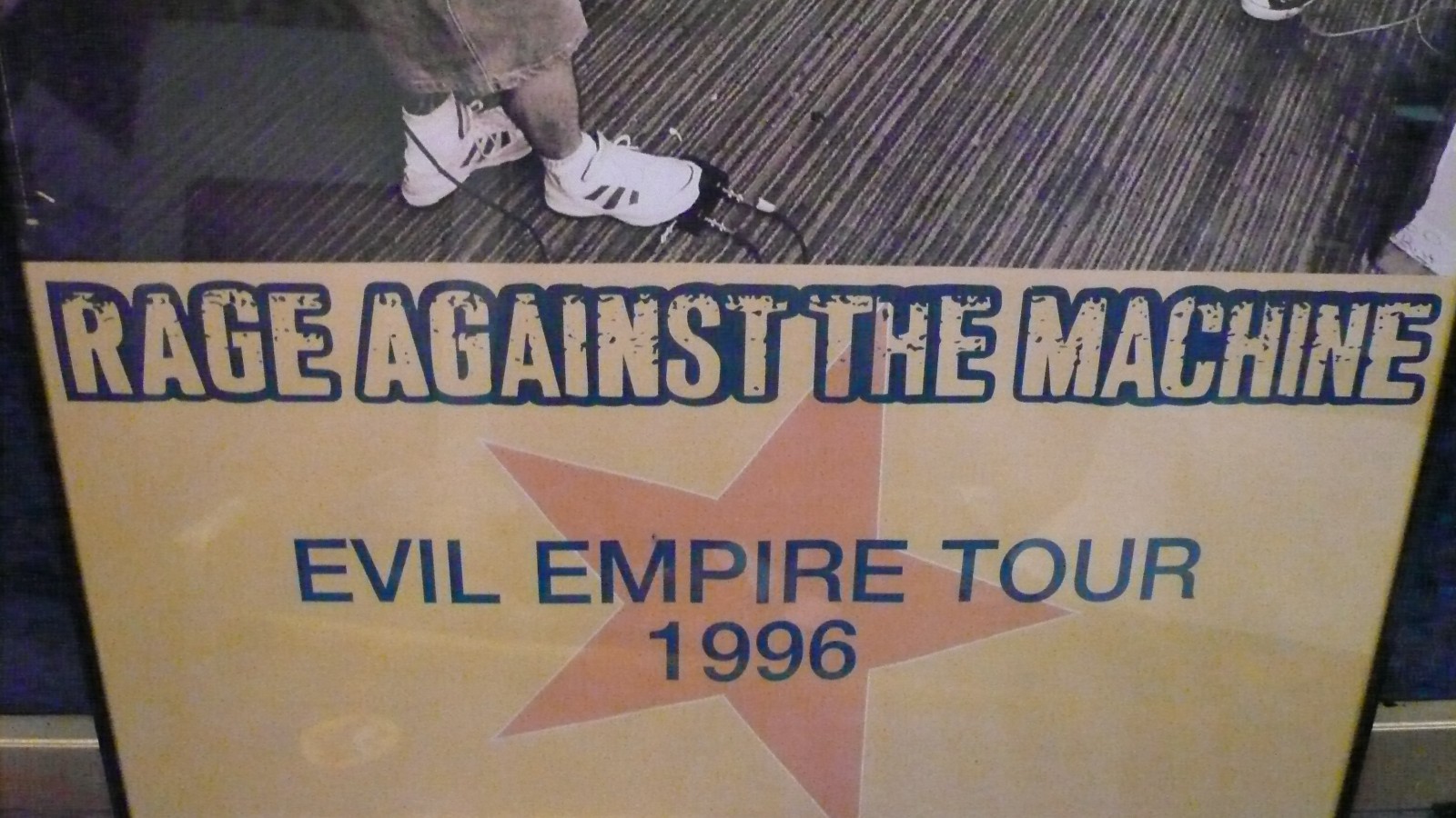 🎸 Before Spotify… There Was Rage. Evil Empire Tour 1996 Framed Poster