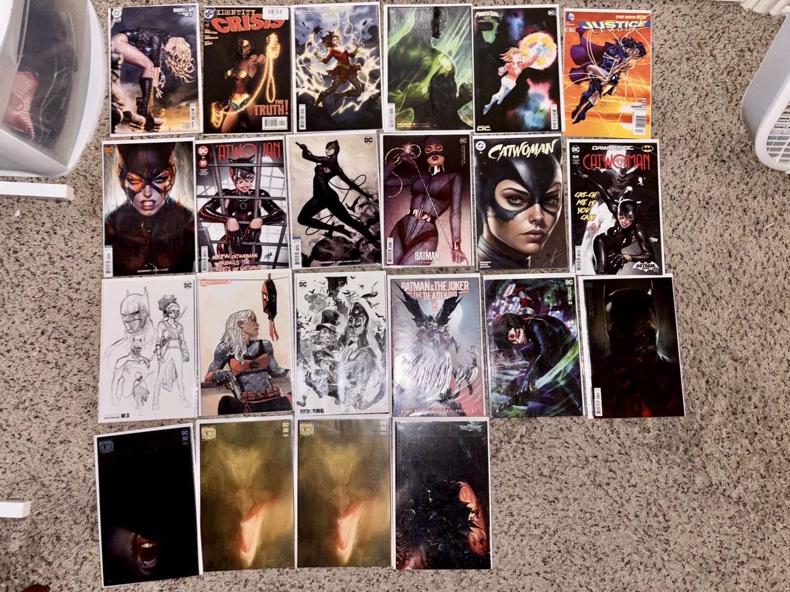 Batman, Catwoman, DC Super Hero Comic Book Lot 22 Comics
