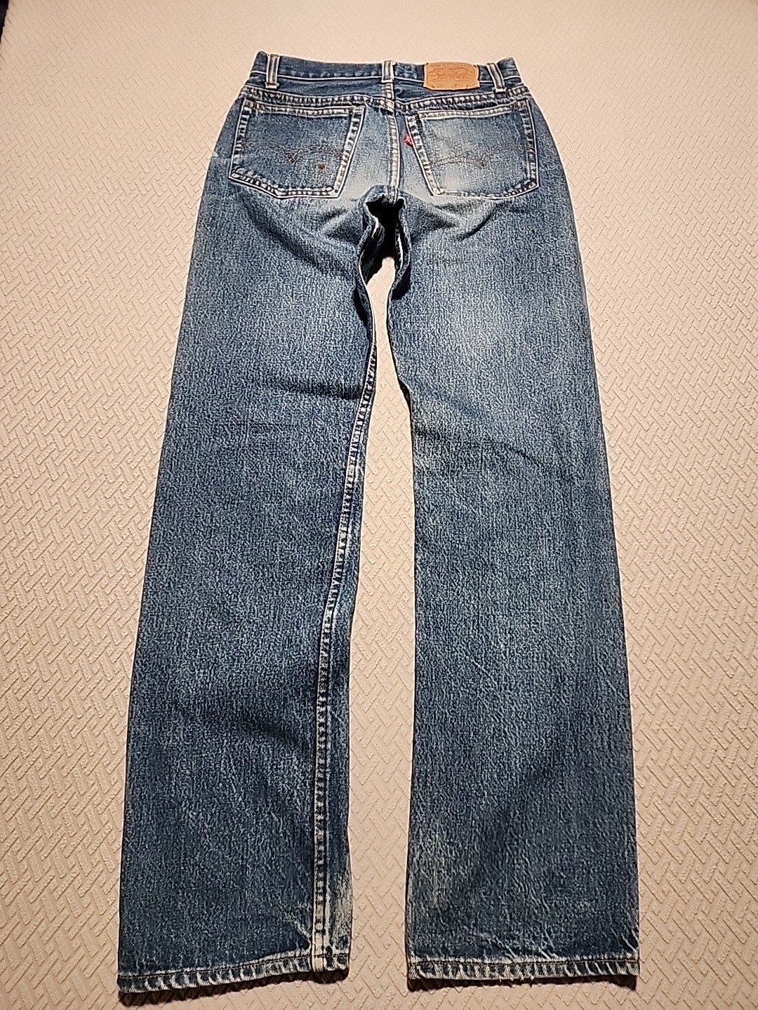 Vintage 70s 80s Levi\'s 701-0117 Student Jeans Fits 28x31 Blue Denim USA Amazing