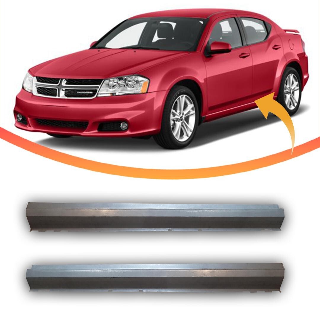 Steel Outer Rocker Panels 4 Door for Dodge Avenger 2008-2014 New Pair Steel Outer Rocker Panels 4 Door for Dodge Avenger 2008-2014 New Pair
