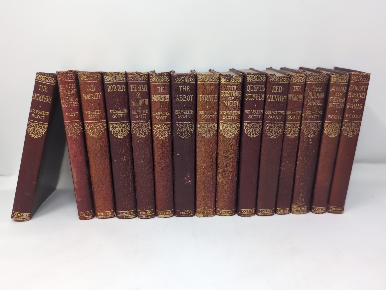 Sir Walter Scott Waverley Novels 15 Book Set Collins Illustrated Pocket 1923