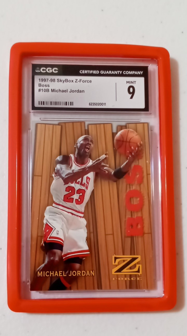 1997-98 SkyBox Z-Force Boss #10B Michael Jordan Mint 9