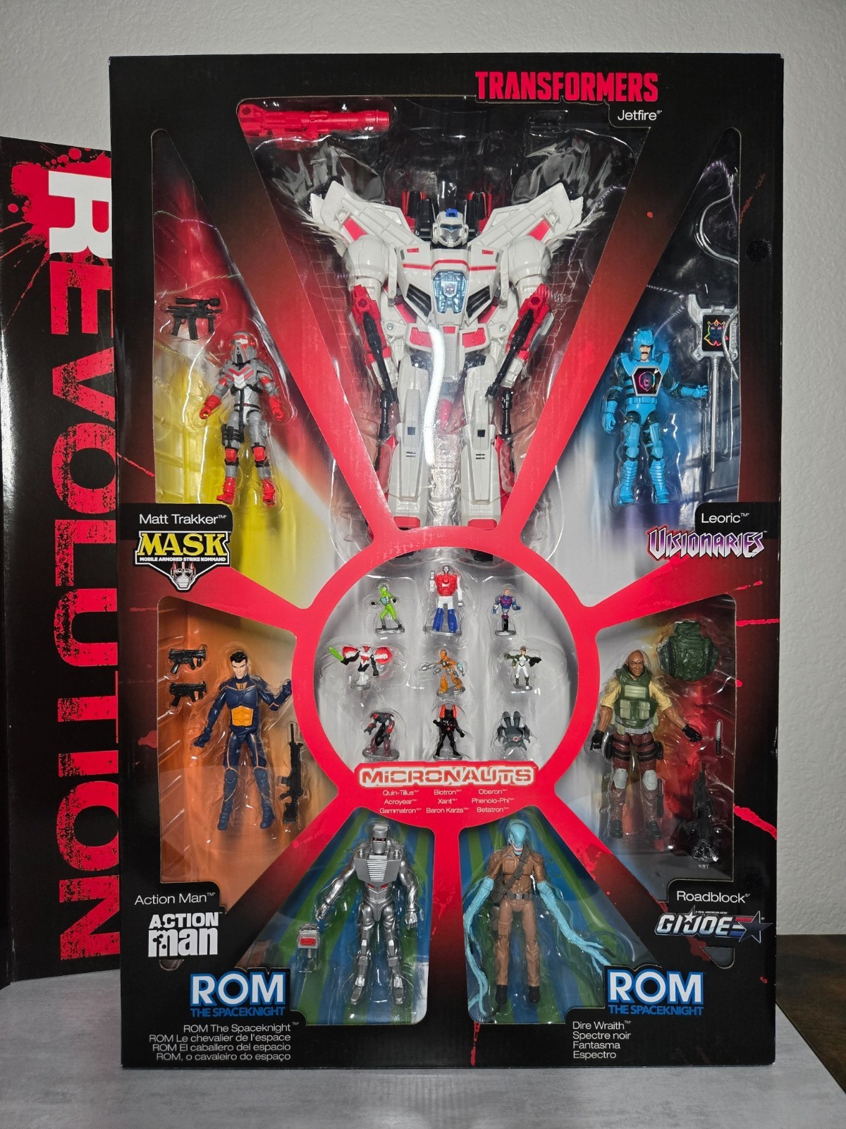 Hasbro Transformers IDW Revolution SDCC 2017 Exclusive Box Set Jetfire + More