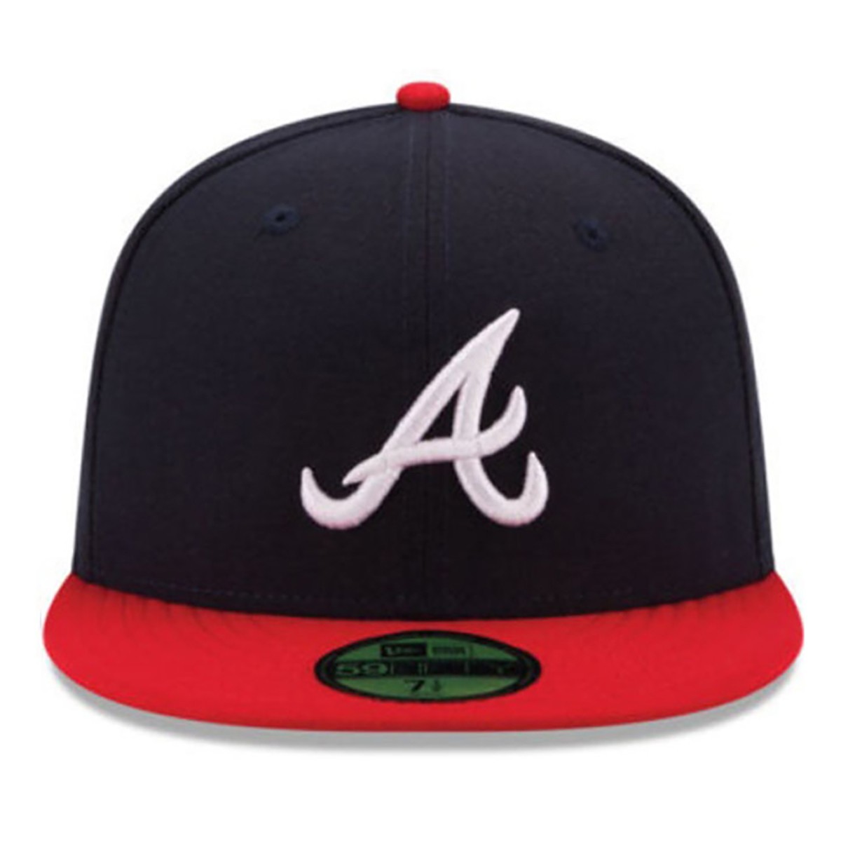 Atlanta Braves ATL MLB Game Authentic 59FIFTY Fitted Cap - 5950 A/Axe Logo Hat 
