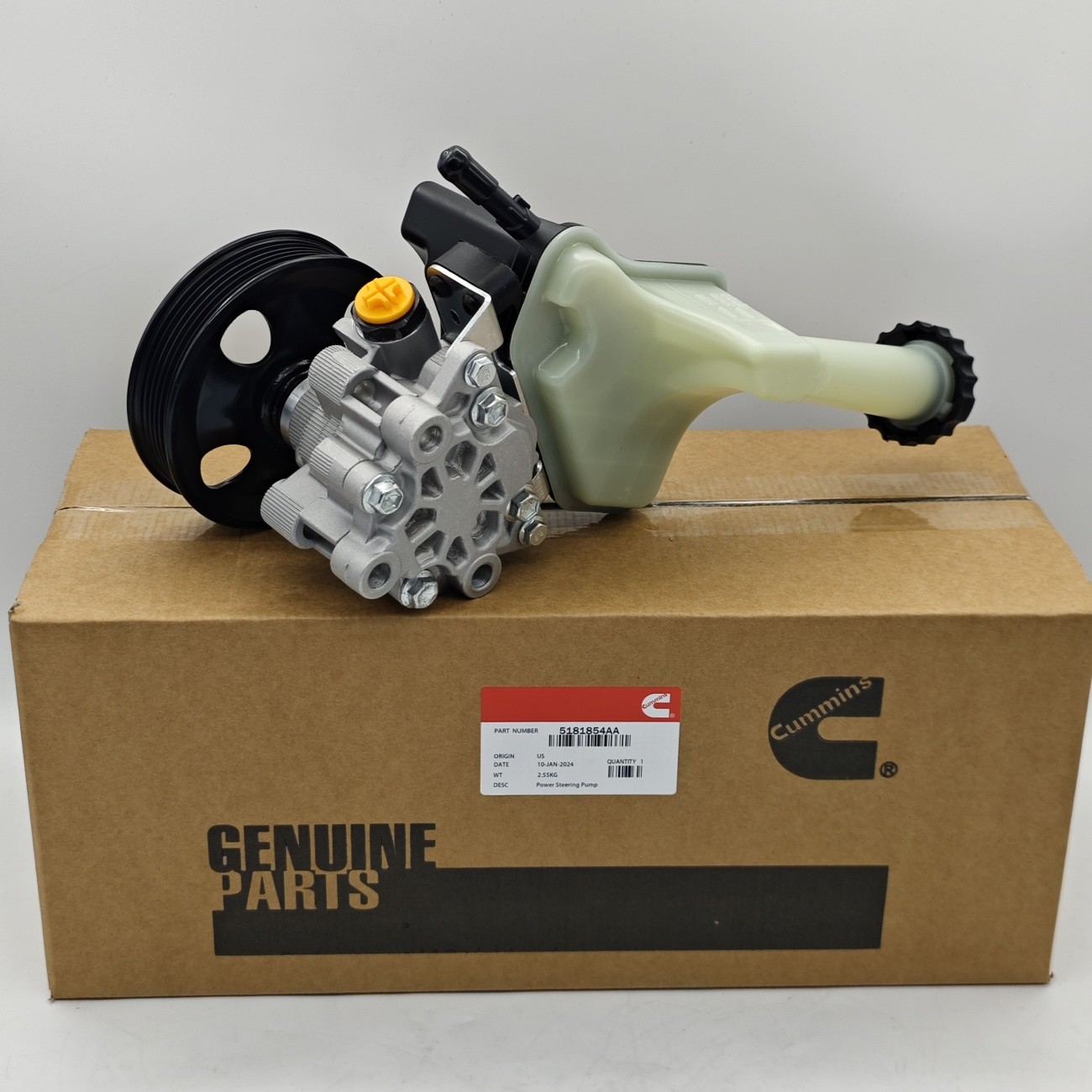 Cummins Power Steering Pump 5181854AA for 2012-19 Dodge Challenger Charger 6.2L