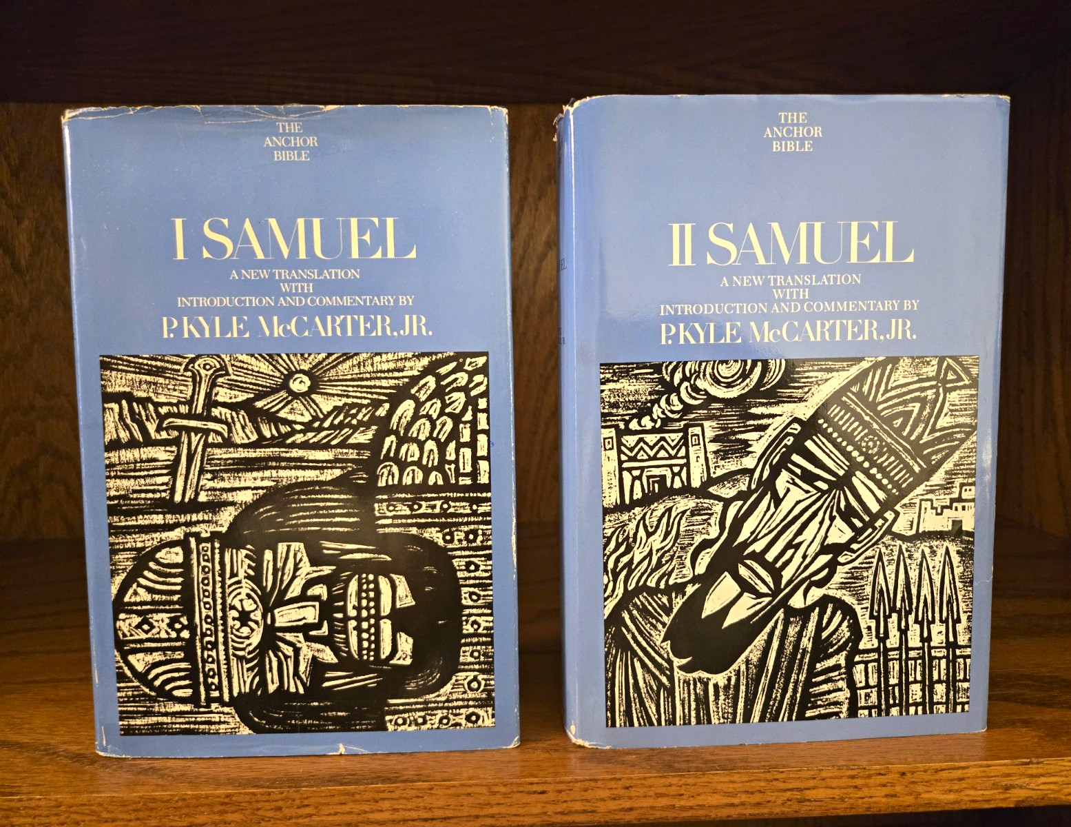 Doubleday Anchor Bible I & II Samuel 2-Vol HC P. Kyle McCarter Jr. 1980 DJ