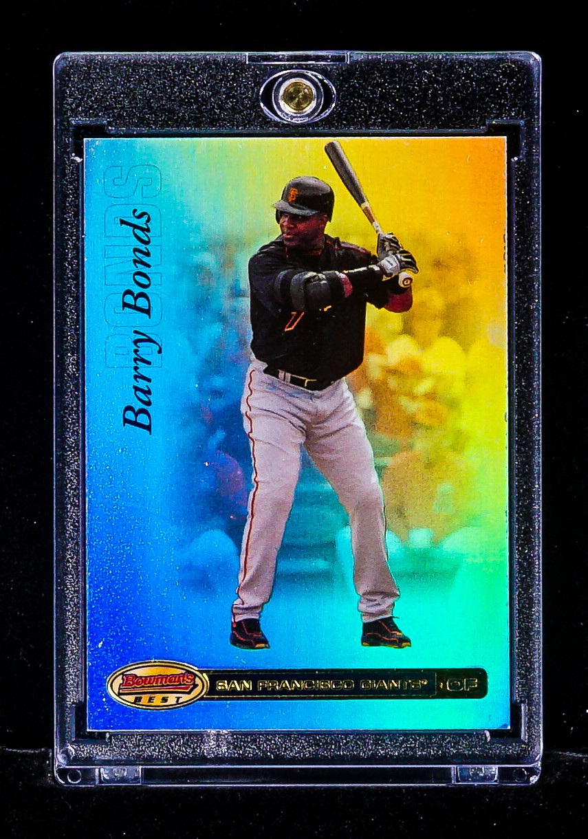 Barry Bonds REFRACTOR HOLO PRIZM CARD San Francisco Giants Barry Bonds REFRACTOR HOLO PRIZM CARD San Francisco Giants