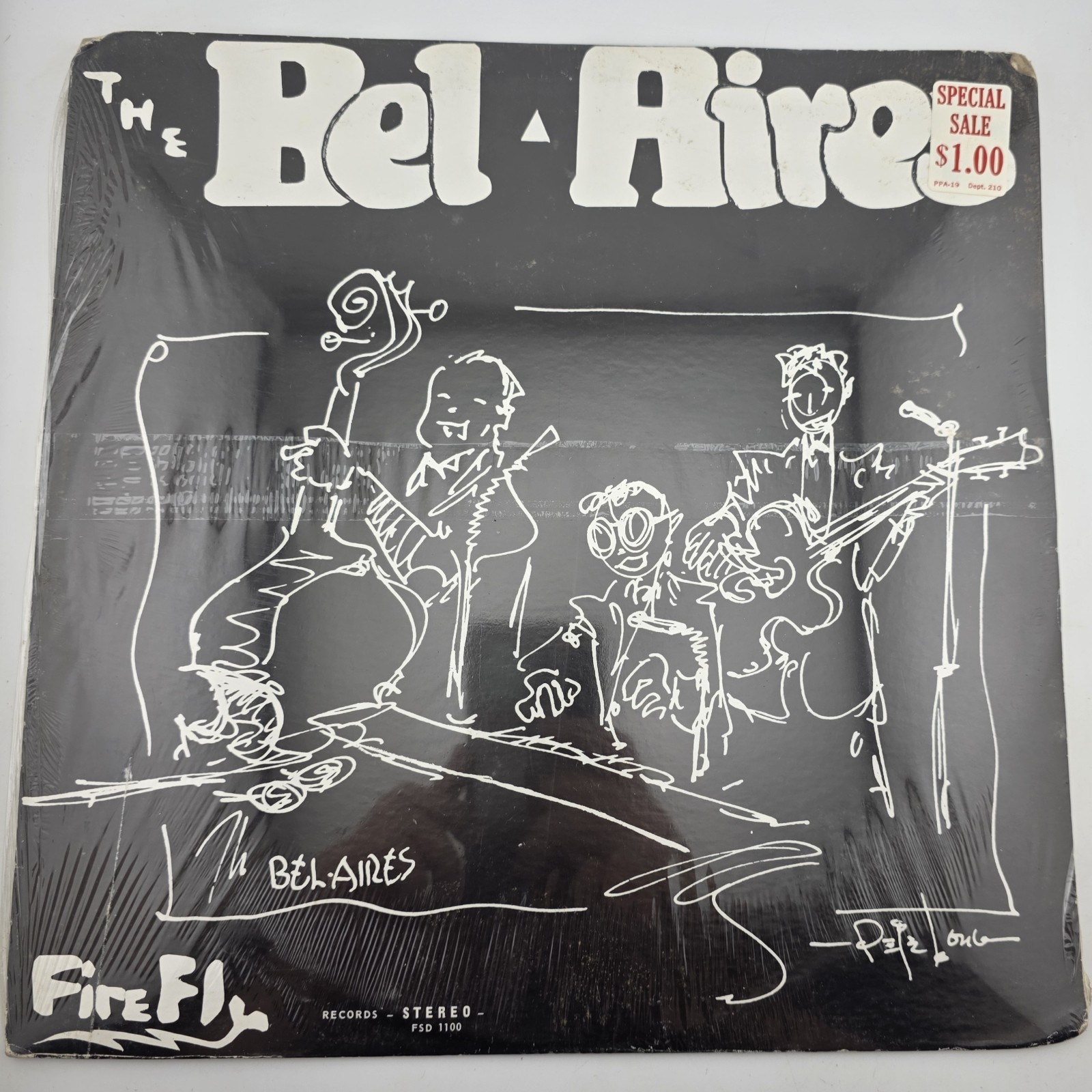 THE BEL AIRES private Jazz Lounge FIRE FLY original SEALED vinyl LP
