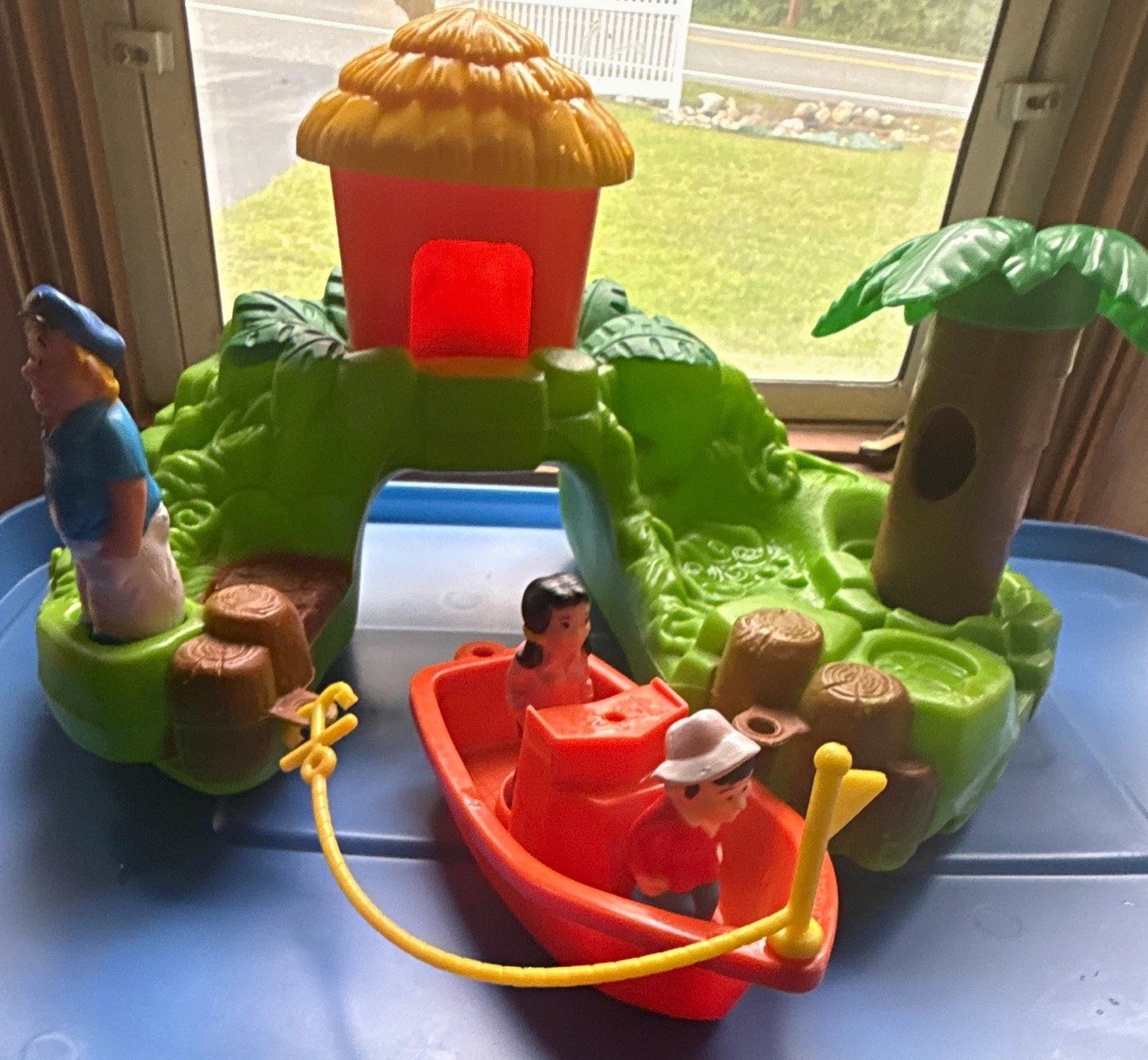 Vintage 1977 Playskool Gilligan\'s Island Floating Island Playset