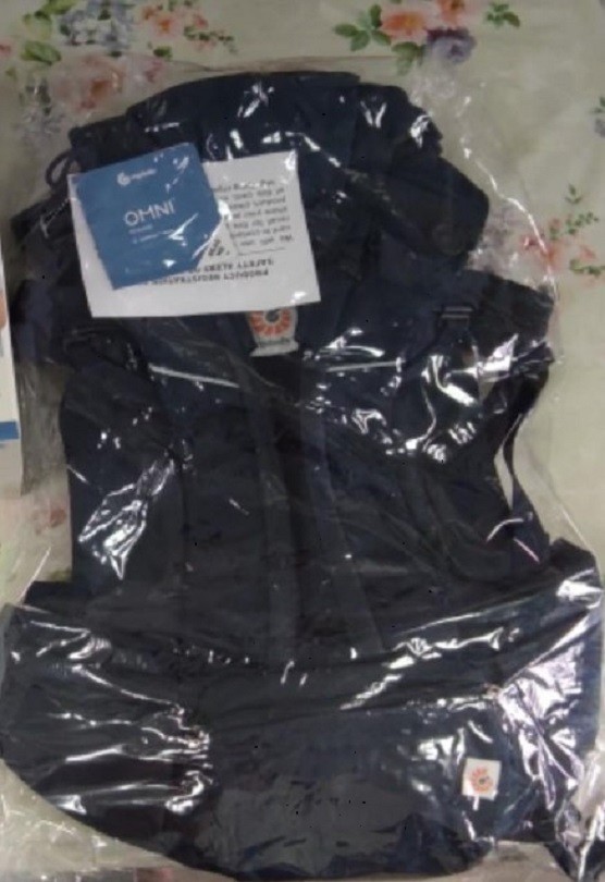 Ergobaby Omni 360 Cool Air Mesh Baby Carrier Midnight Blue 7-45 lbs No Box