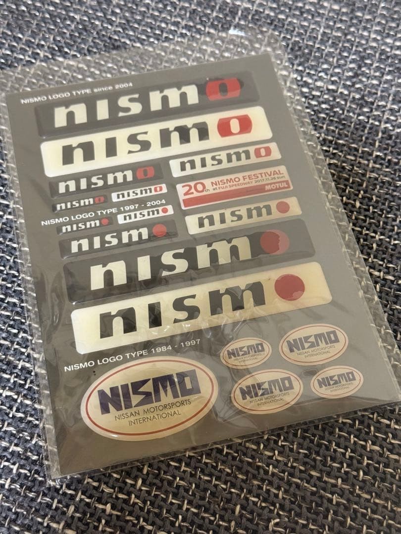 Nismo Festival 20th Limited Logo Sticker Decal Sheet Genuine JDM Nissan