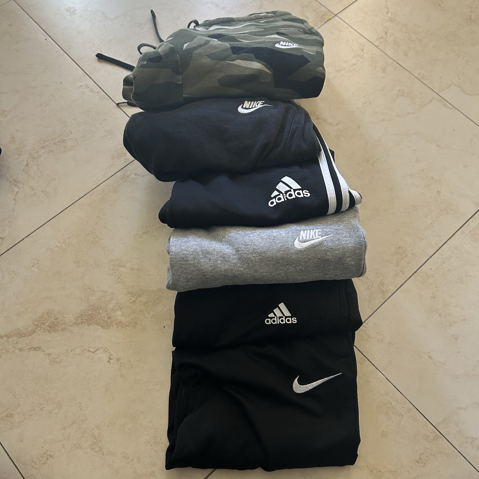 Mens Nike Adidas Track Pants/Sweat Pants Camo Size S Lot Of 6 Small