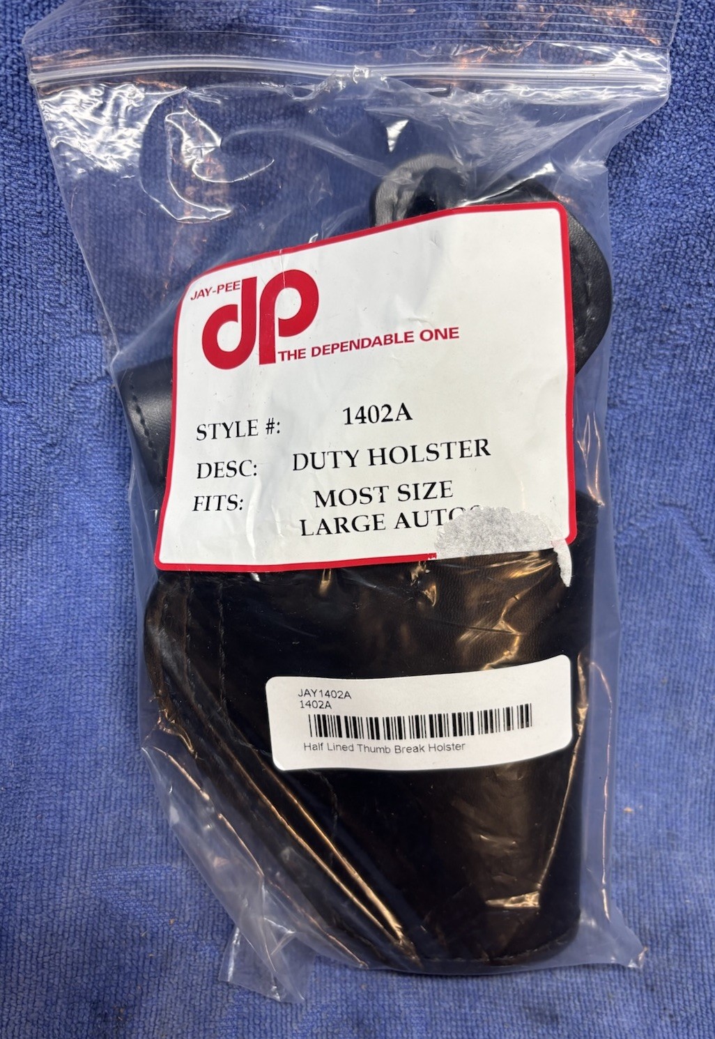 Jay-Pee The Dependable One 1402A Duty Holster Large Auto RH #38