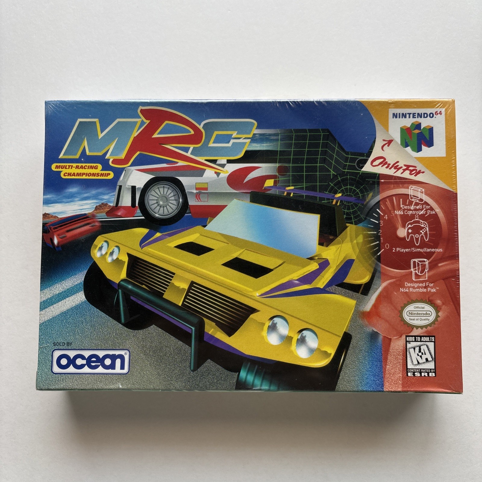 New MRC Multi-Racing Championship Nintendo 64 N64 Authentic VGA WATA PSA CGC NES