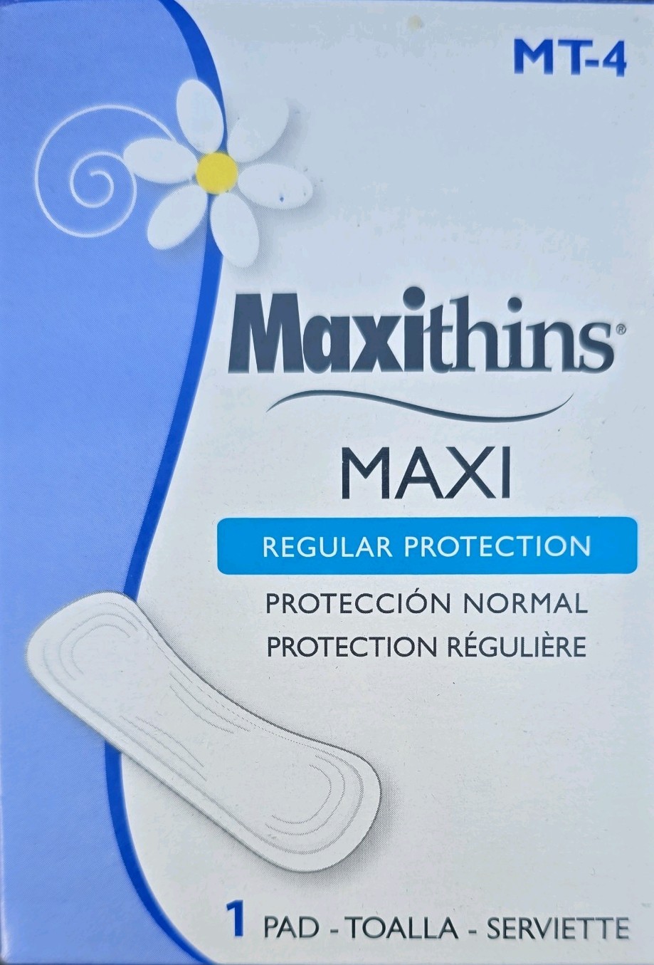 pack of 100 HOSPECO MT4 Maxithins #4 Vended Sanitary Napkins pack of 100 HOSPECO MT4 Maxithins #4 Vended Sanitary Napkins