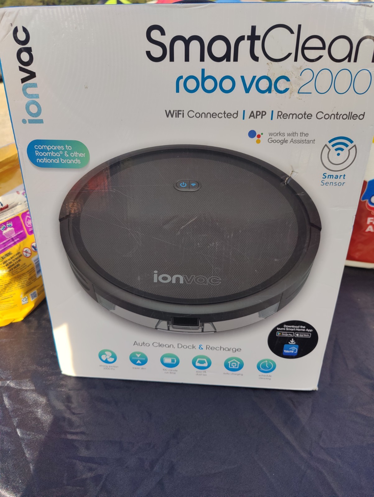 Ionvac SmartClean Robovac 2000 Vacuum Cleaner App/Remote Controlled - Brand New Ionvac SmartClean Robovac 2000 Vacuum Cleaner App/Remote Controlled - Brand New