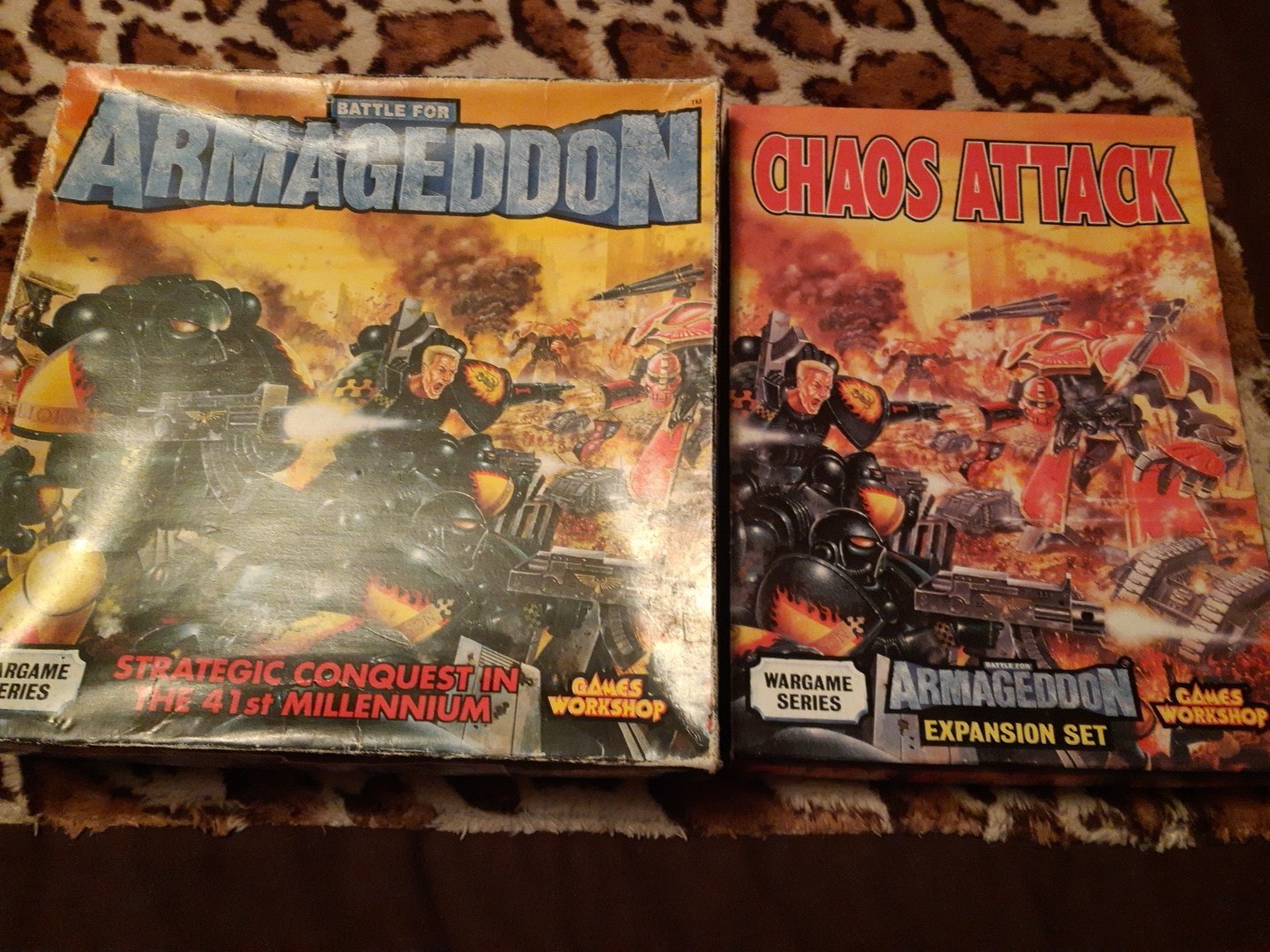 The Battle for Armageddon + CHAOS ATTACK expansion, Complete, Warhammer 40k The Battle for Armageddon + CHAOS ATTACK expansion, Complete, Warhammer 40k