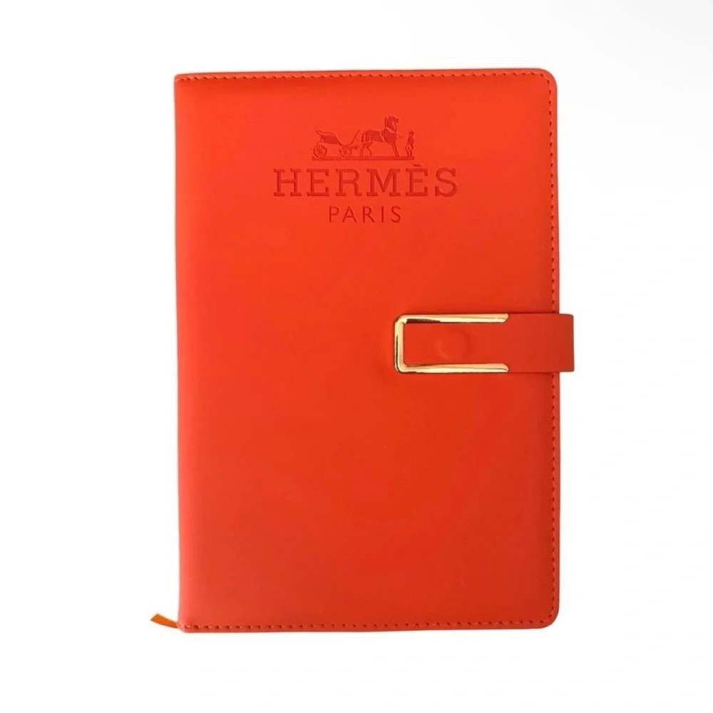AUTH Hermes Vegan Leather VIP GWP Notebook & Pen | NEW UNOPENED 