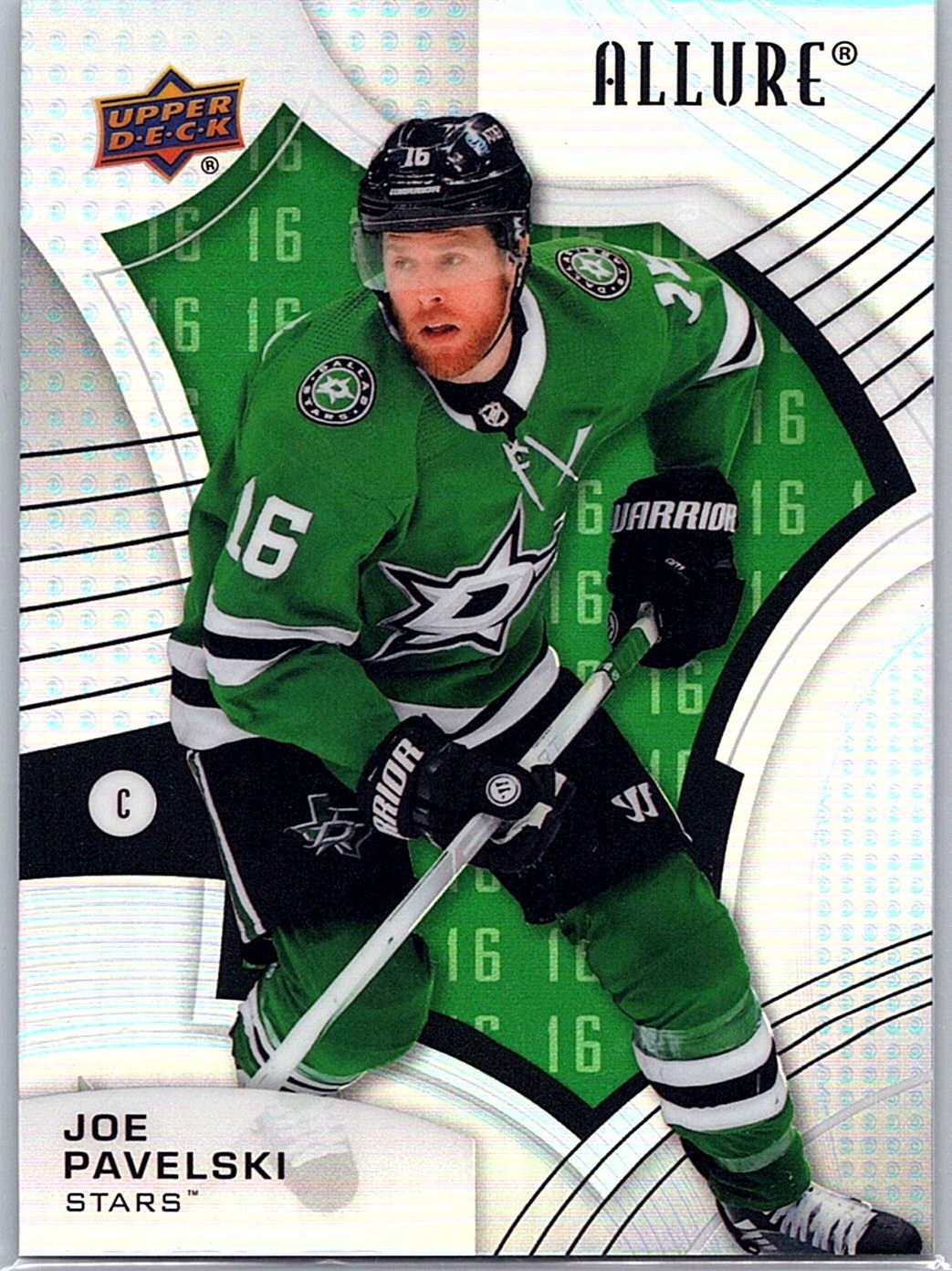 2021-22 Upper Deck Allure #74 Joe Pavelski Number #/199