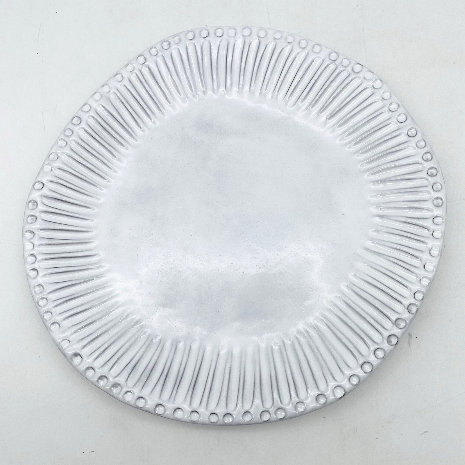 Vietri Incanto Dinner Plate Stripe/Amer 11-1/2\ Vietri Incanto Dinner Plate Stripe/Amer 11-1/2\