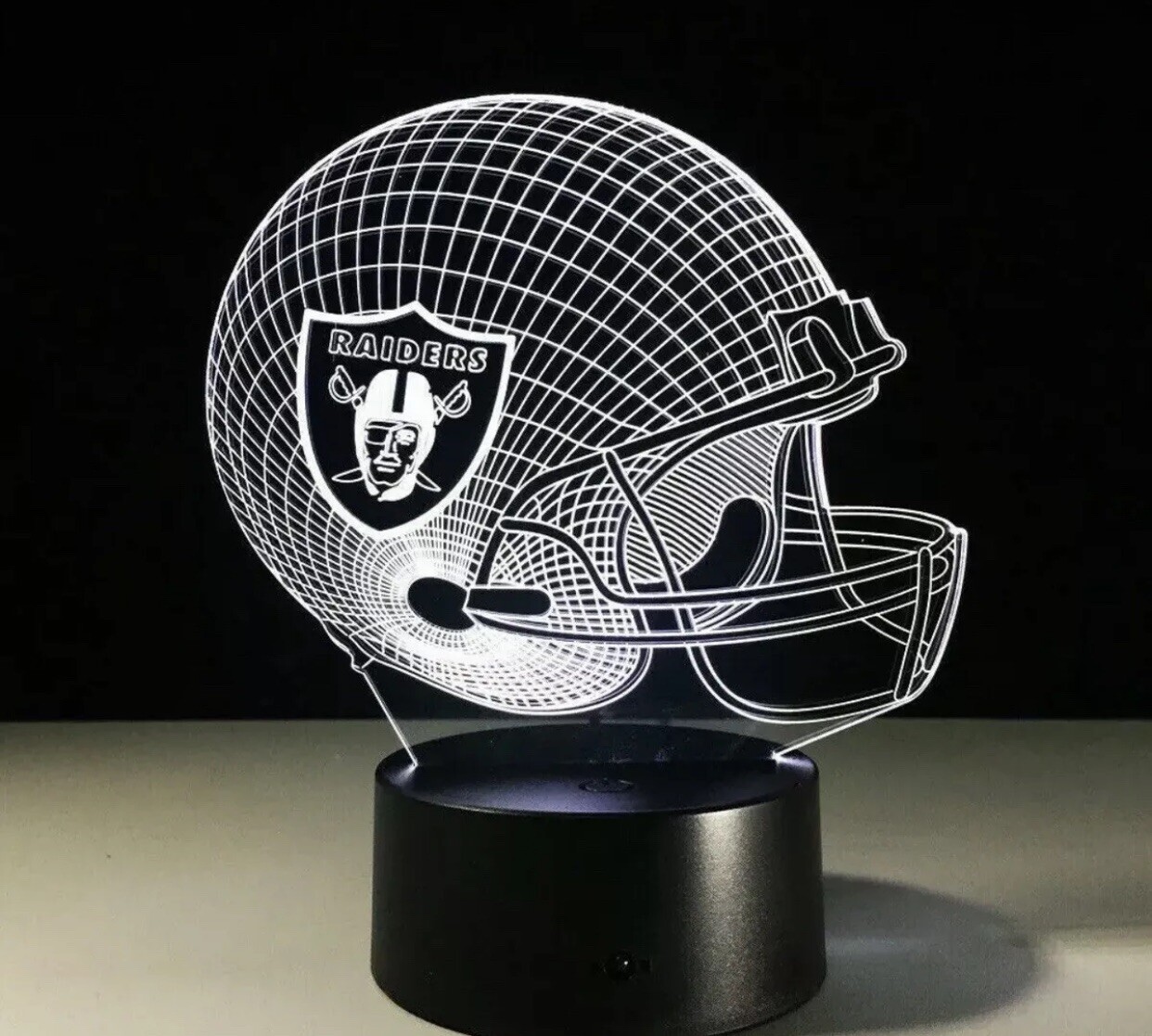 Oakland Raiders Las Vegas LED Light Lamp Home Decor Gift for all Collection gift Oakland Raiders Las Vegas LED Light Lamp Home Decor Gift for all Collection gift