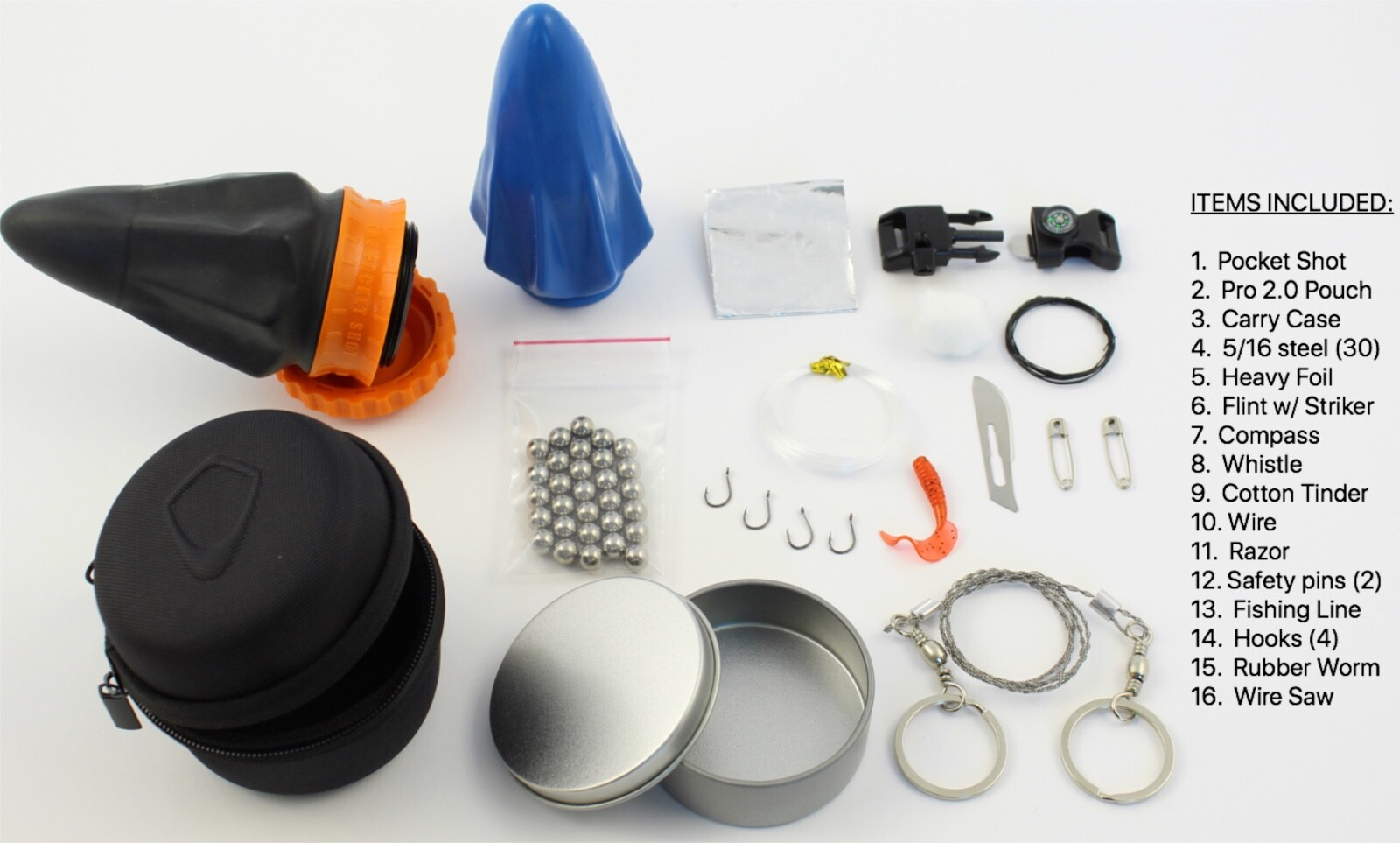 Pocket Shot Survival Kit with Carry Case Sold by The Pocket Shot