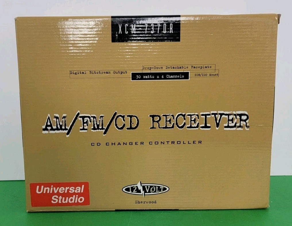 Rare Sherwood XCM 7370R - AM/FM/CD Receiver & Remote - New. 