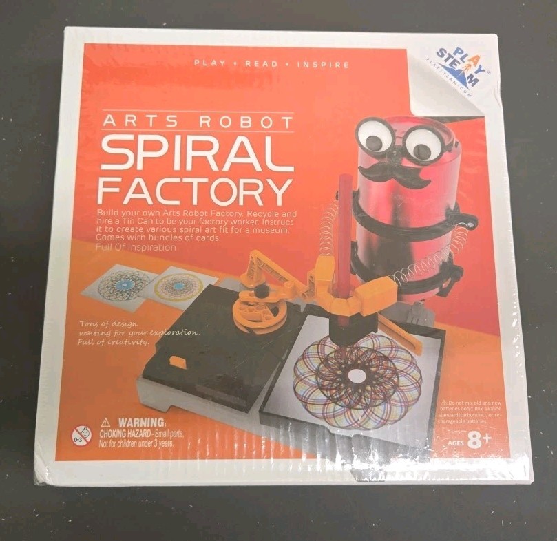 Arts Robot Spiral Factory for Ages 8+ Build Your Own Robot Factory PlaySteam New