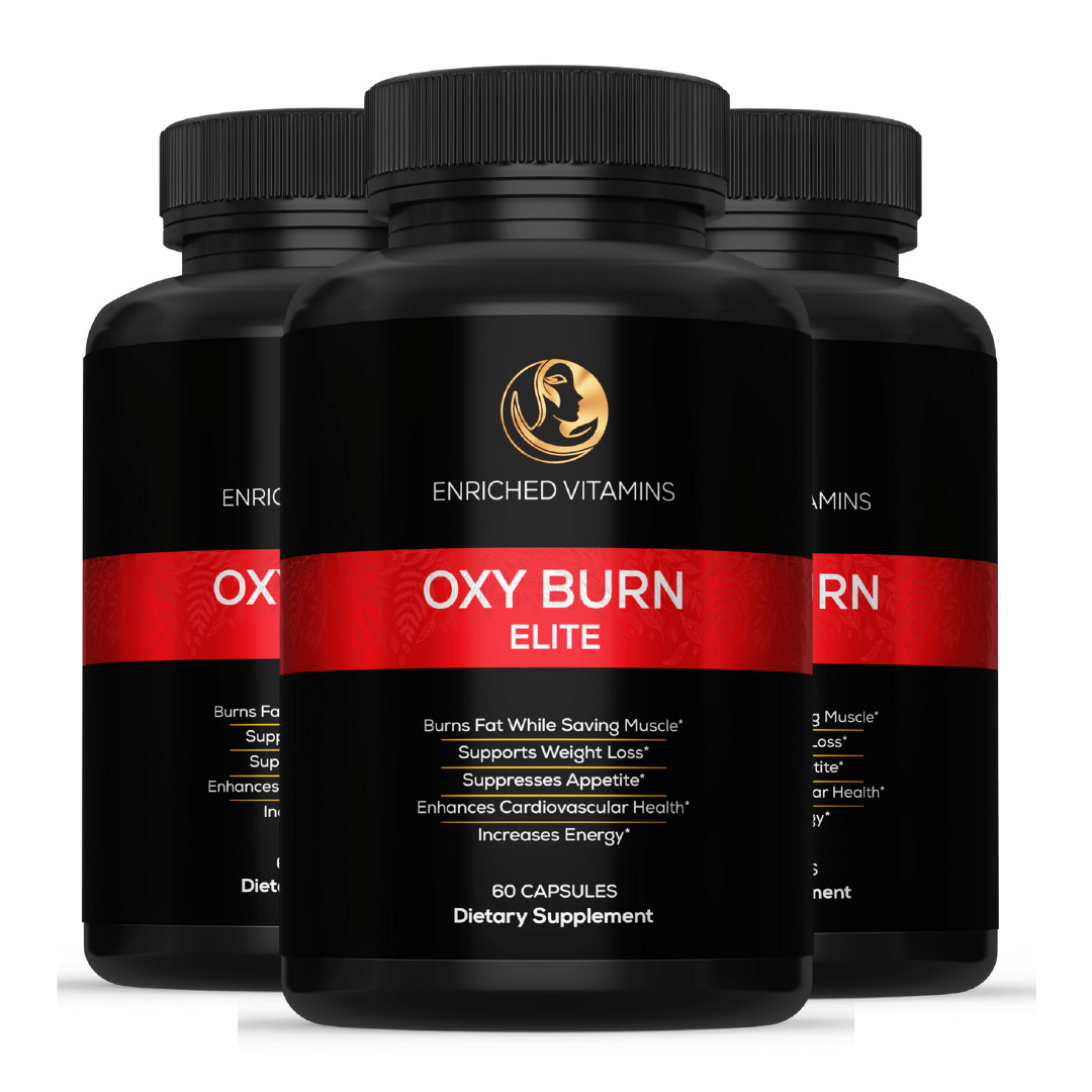 (3 Bottle) Official Oxy Burn Elite Fat Loss Weight Management & Belly Fat Burn