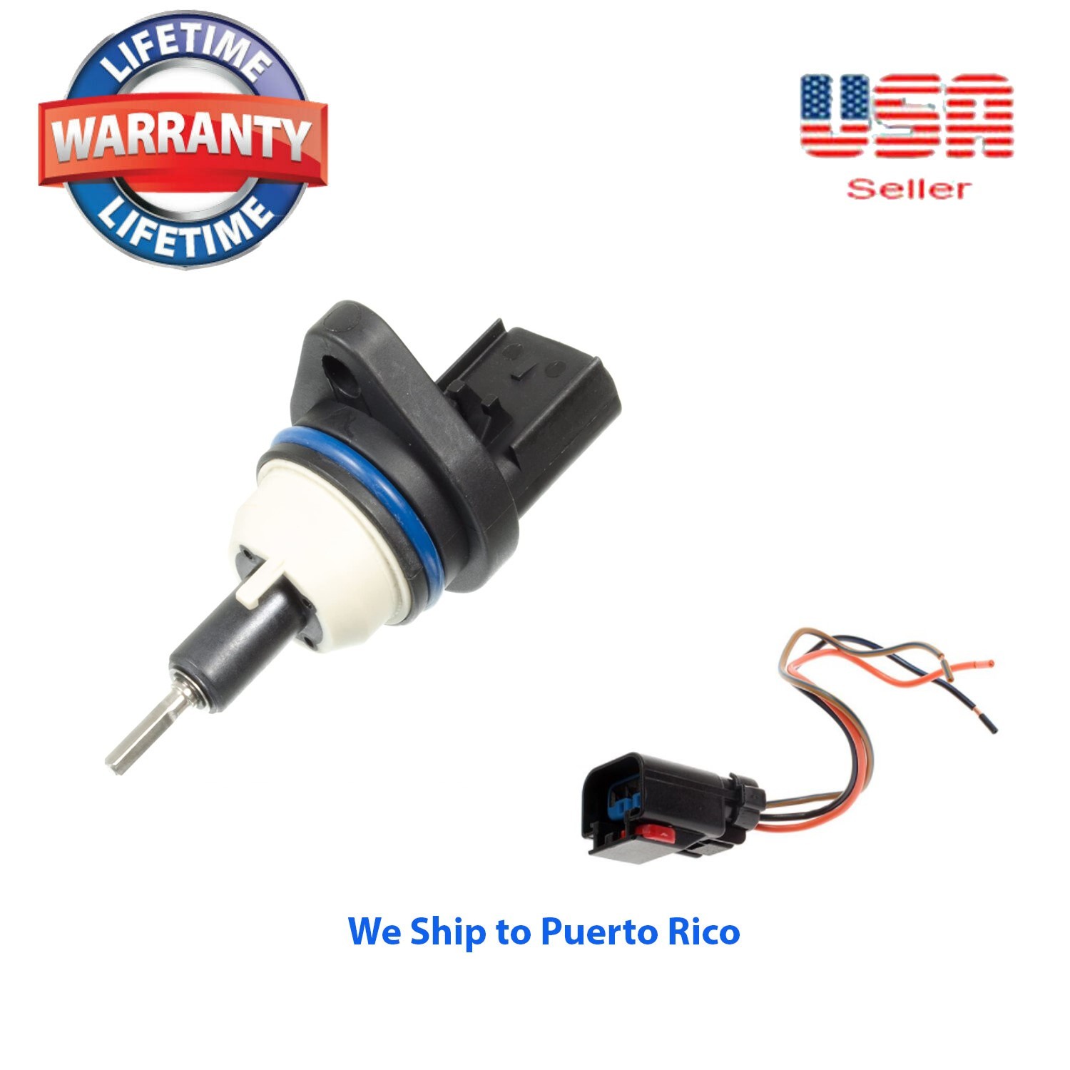 Trans Output Vehicle Speed Sensor AND CONNECTOR Fits Chrysler Doode Jeep