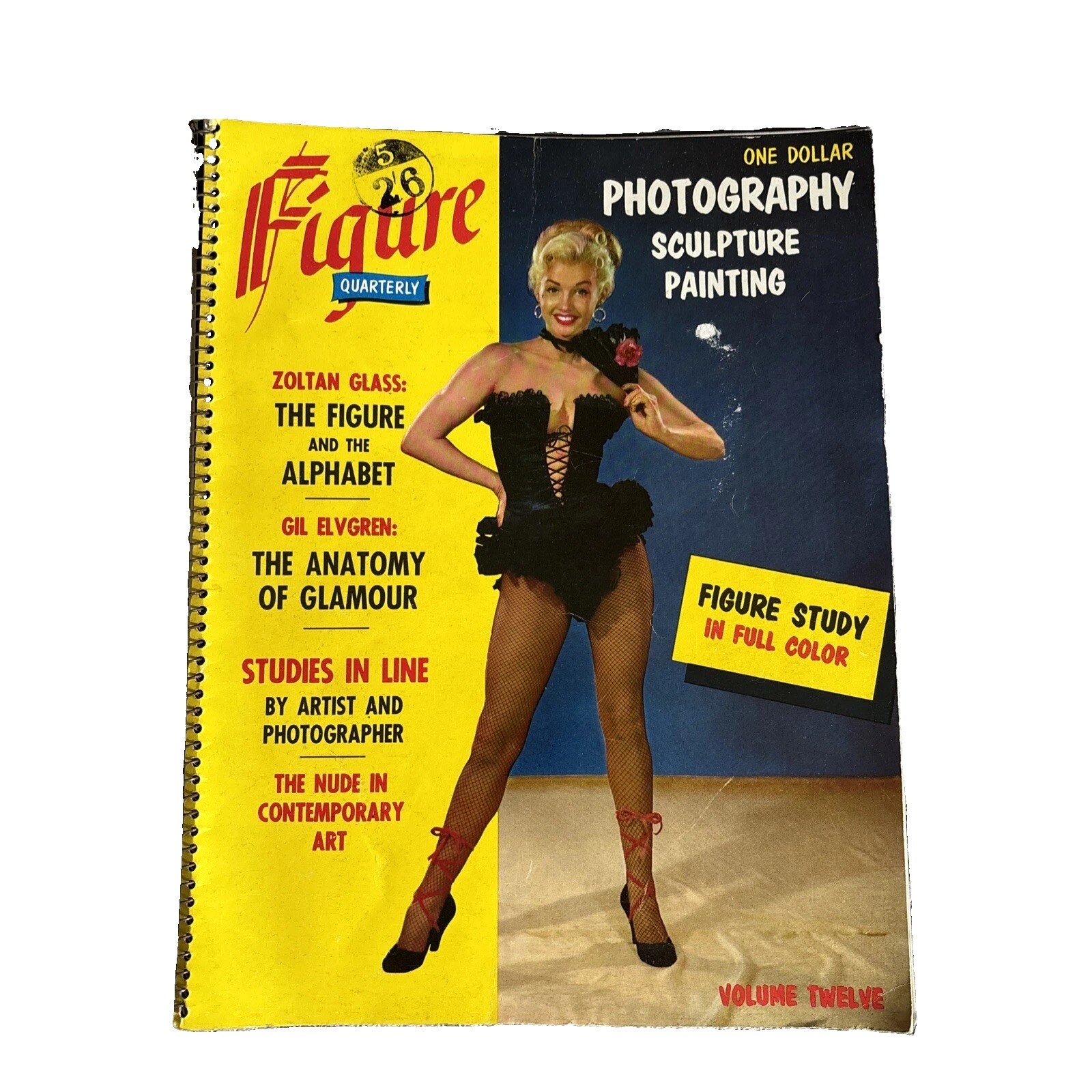 Figure Quarterly Volume #12, 1956 Vintage / Drawing, Modelling, Photography