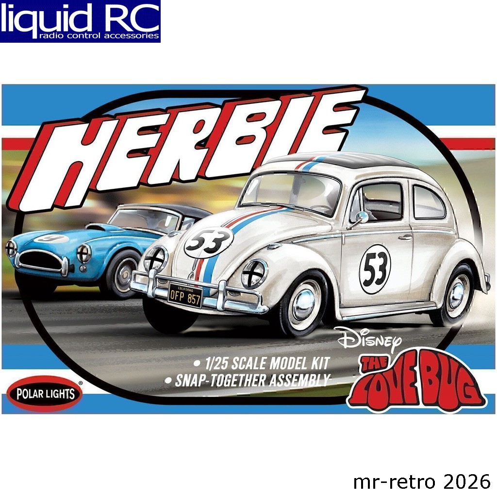 Polar Lights 1005 1/25 Herbie Volkswagen Beetle Snap Kit