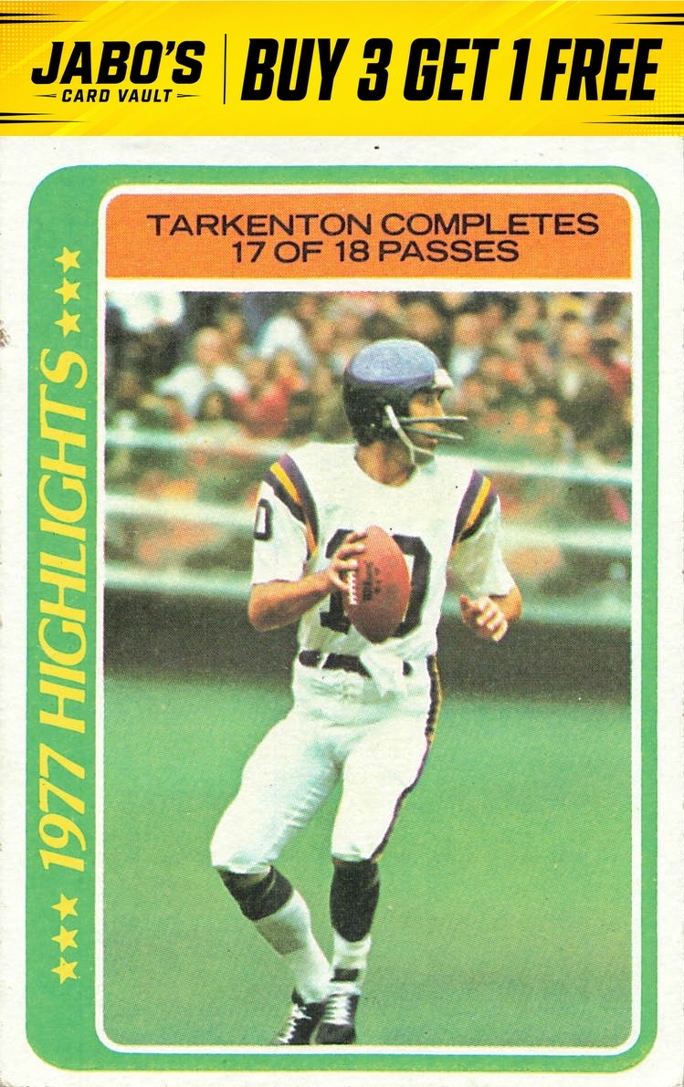 1978 Topps #5 Fran Tarkenton Football Vintage Card
