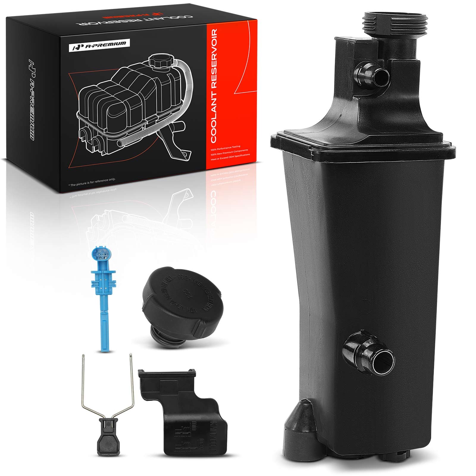 A-Premium Radiator Coolant Overflow Expansion Tank w/ Sensor for BMW 320i 325i
