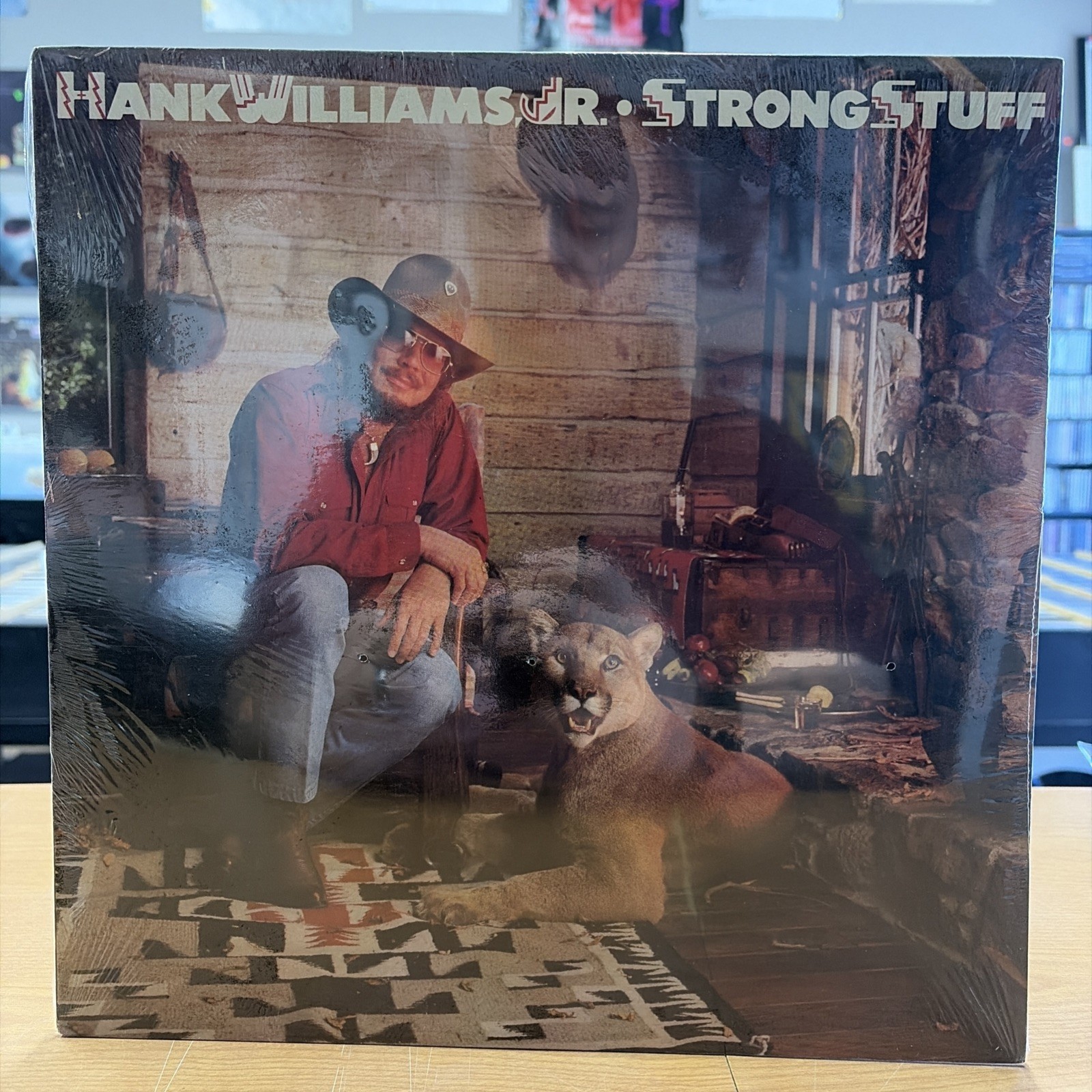 Hank Williams Jr. - Strong Stuff LP ~ 1983 Elektra ~ FACTORY SEALED