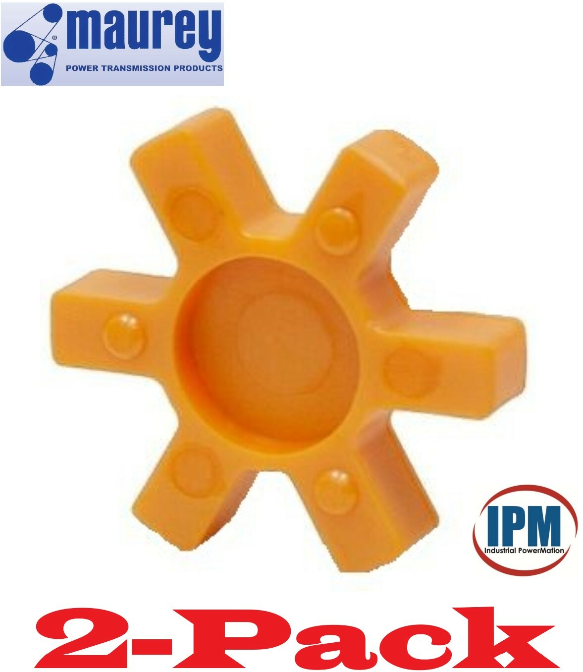 2-PACK MAUREY L090/L095-U URETHANE Jaw Coupling Spider Insert L090-L095U NEW