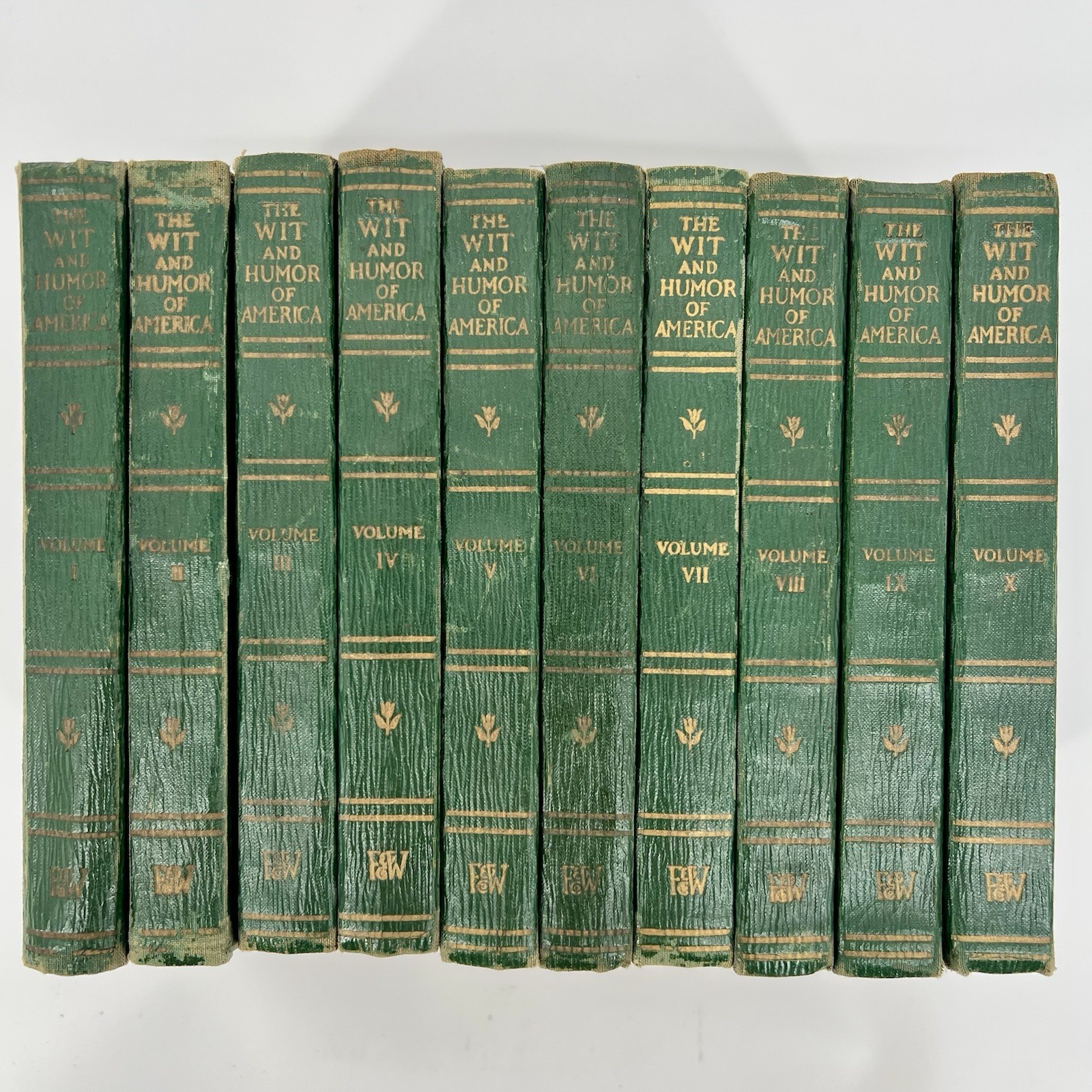 Complete 10 Vol Set The Wit and Humor of America Marshall P Wilder 1911 Funk & W Complete 10 Vol Set The Wit and Humor of America Marshall P Wilder 1911 Funk & W