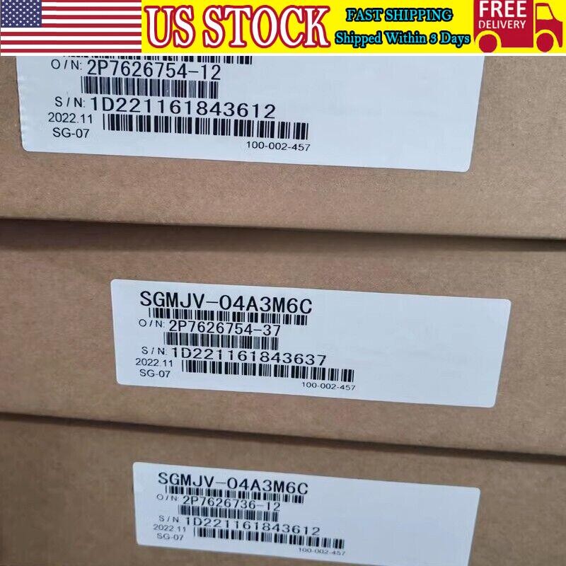 Yaskawa SGMJV-04A3M6C New Sealed Servo Motor New Box  Fast Ship