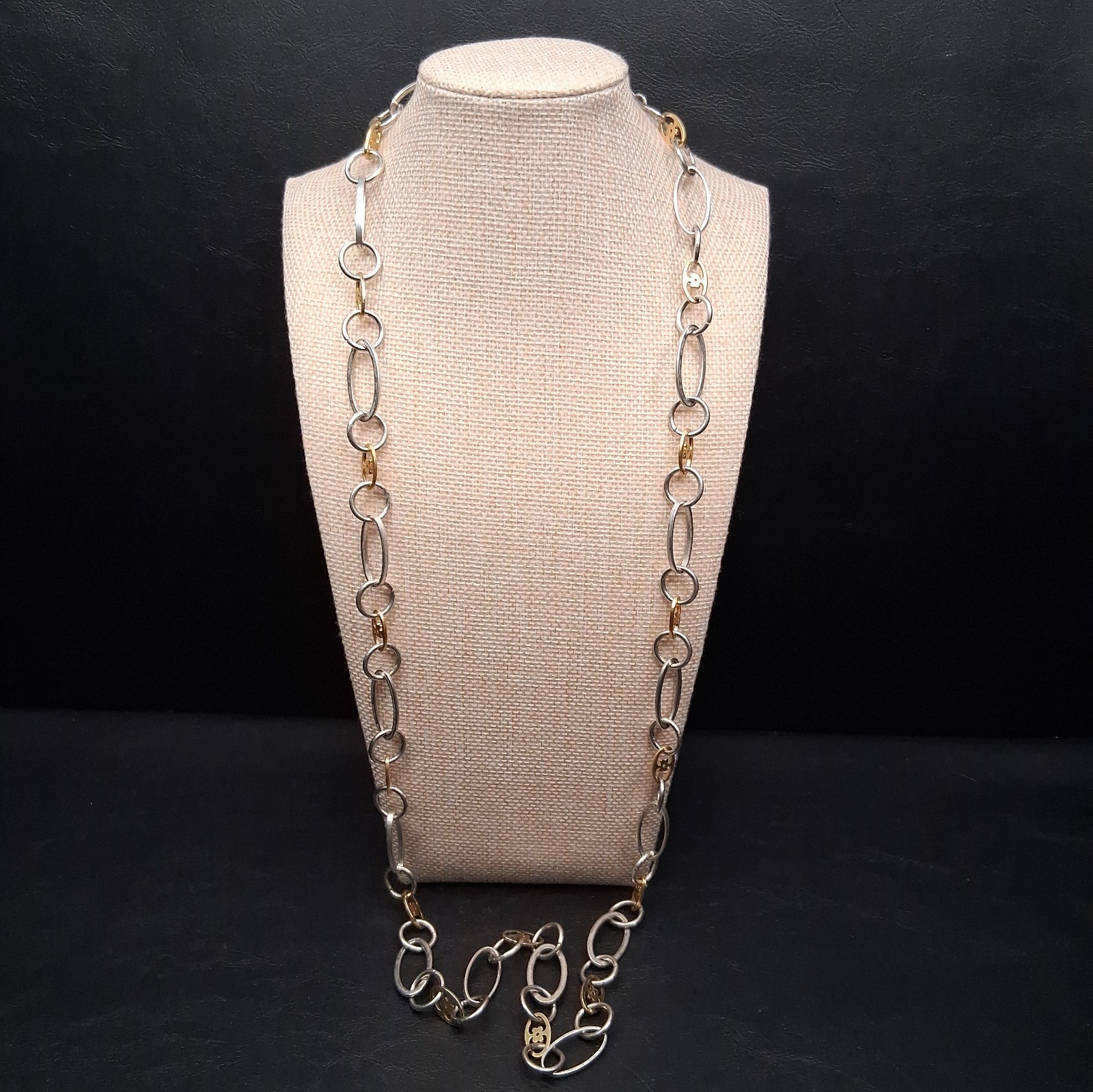 BRIGHTON Genevo Two Tone Link Necklace. 18.833