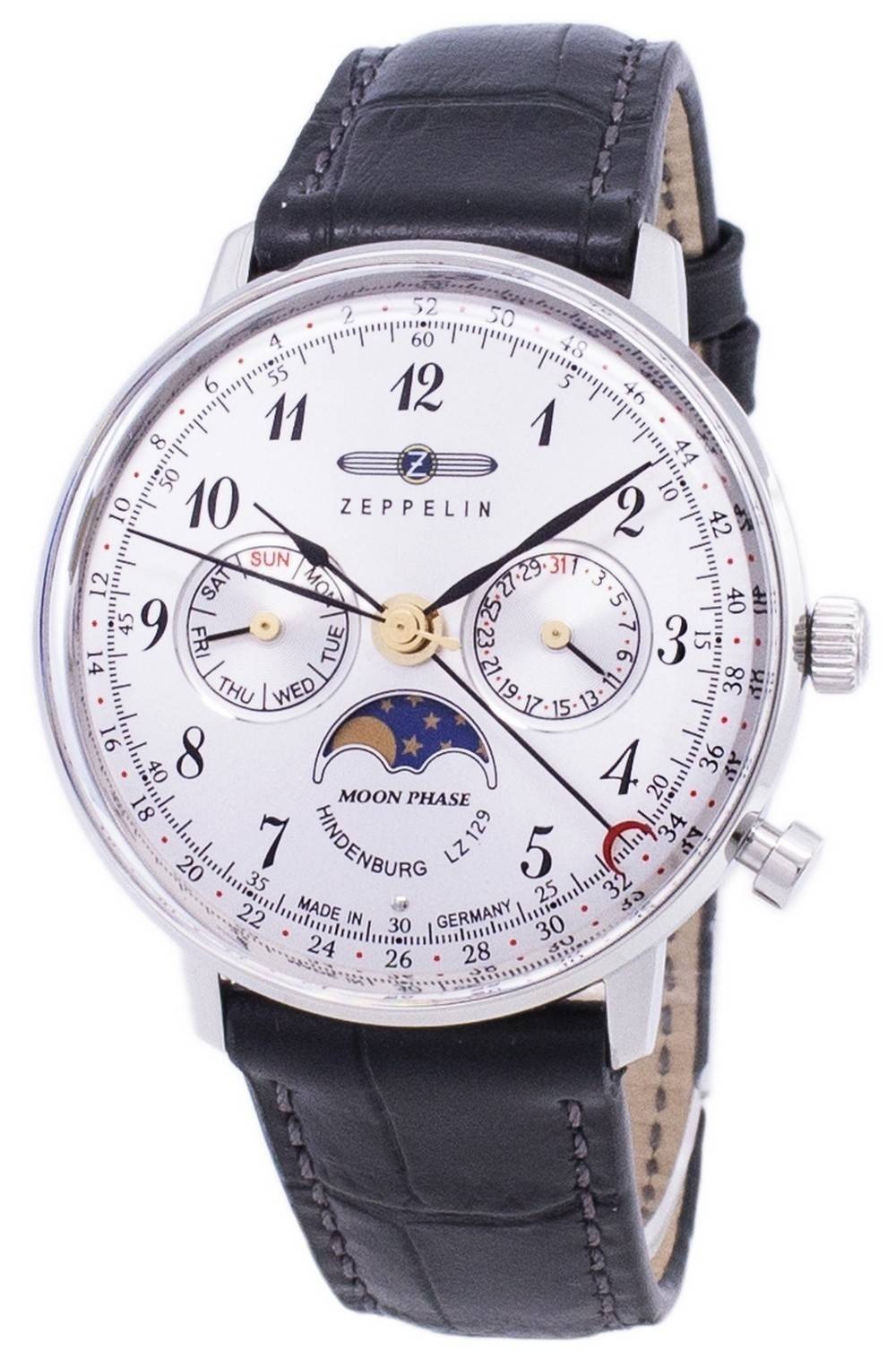 Zeppelin Series LZ 129 Hindenburg Germany Made 7037-1 70371 Men\'s Watch