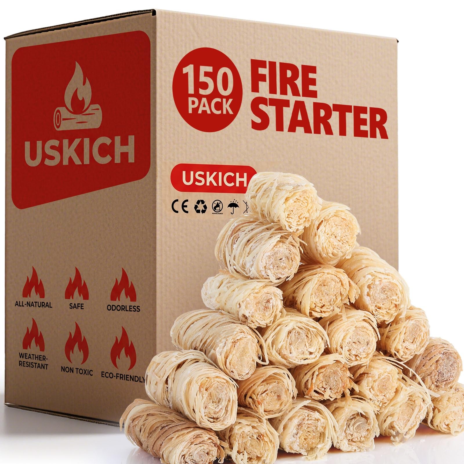 Fire Starters for Campfires Fireplace Pellet Stove & Wood Burning Fire Starters for Campfires Fireplace Pellet Stove & Wood Burning