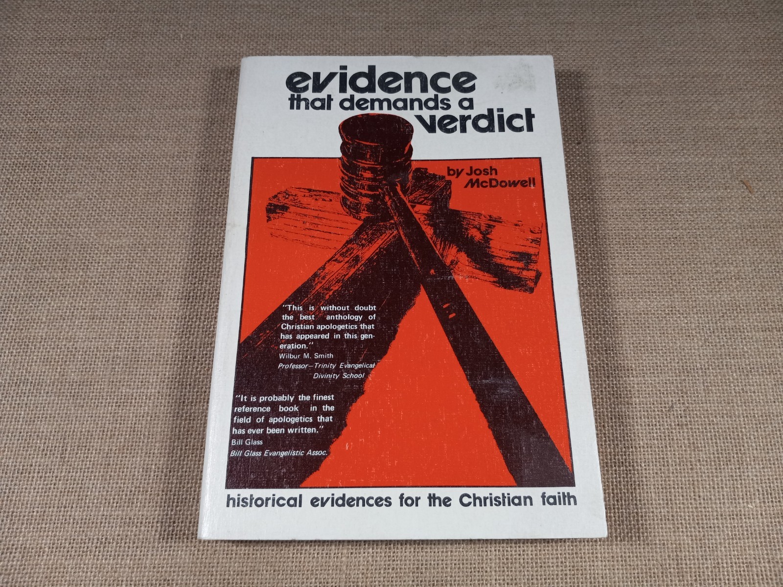 1972 1ST ED Evidence That Demands a Verdict - Josh McDowell Vintage Evangelical