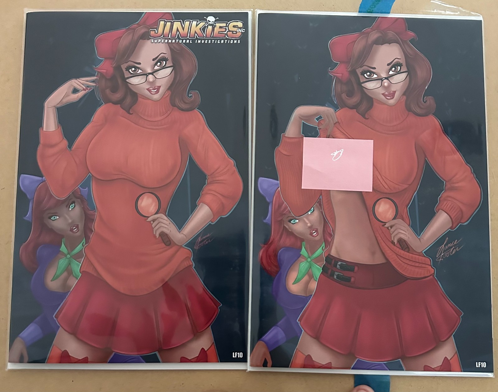 JINKIES ARTIST PROOF #10 VELMA NAUGHTY and NICE BY Lance Footer JINKIES ARTIST PROOF #10 VELMA NAUGHTY and NICE BY Lance Footer