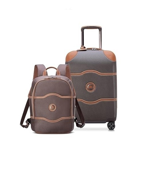 CHATELET AIR 2.0 2-Piece Set (CO Plus/Backpack) DELSEY PARIS Brown New with Tags CHATELET AIR 2.0 2-Piece Set (CO Plus/Backpack) DELSEY PARIS Brown New with Tags