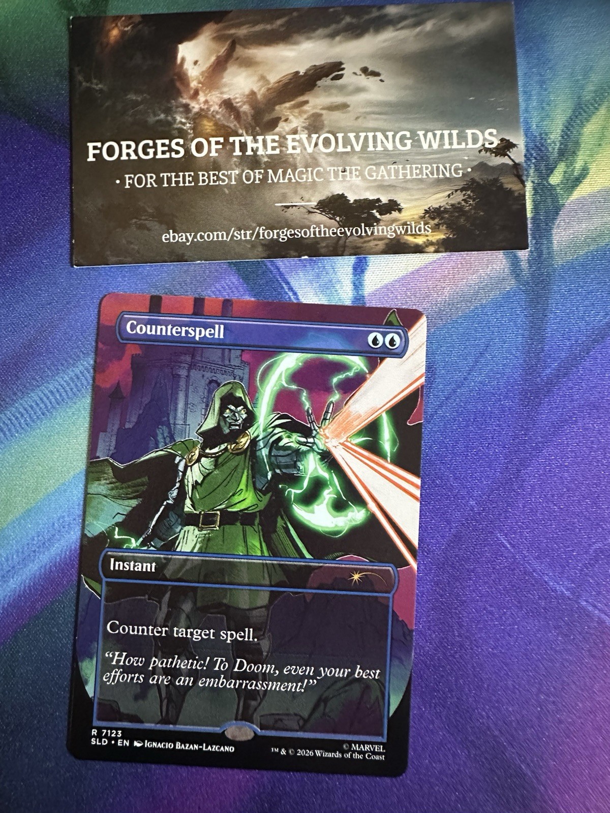 Counterspell 7123 Secret Lair Doctor Doom Color