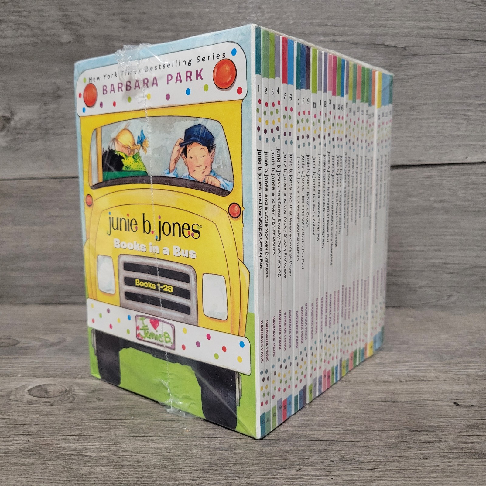Junie B. Jones Books in a Bus 28-Book Boxed Set By Barbara Park