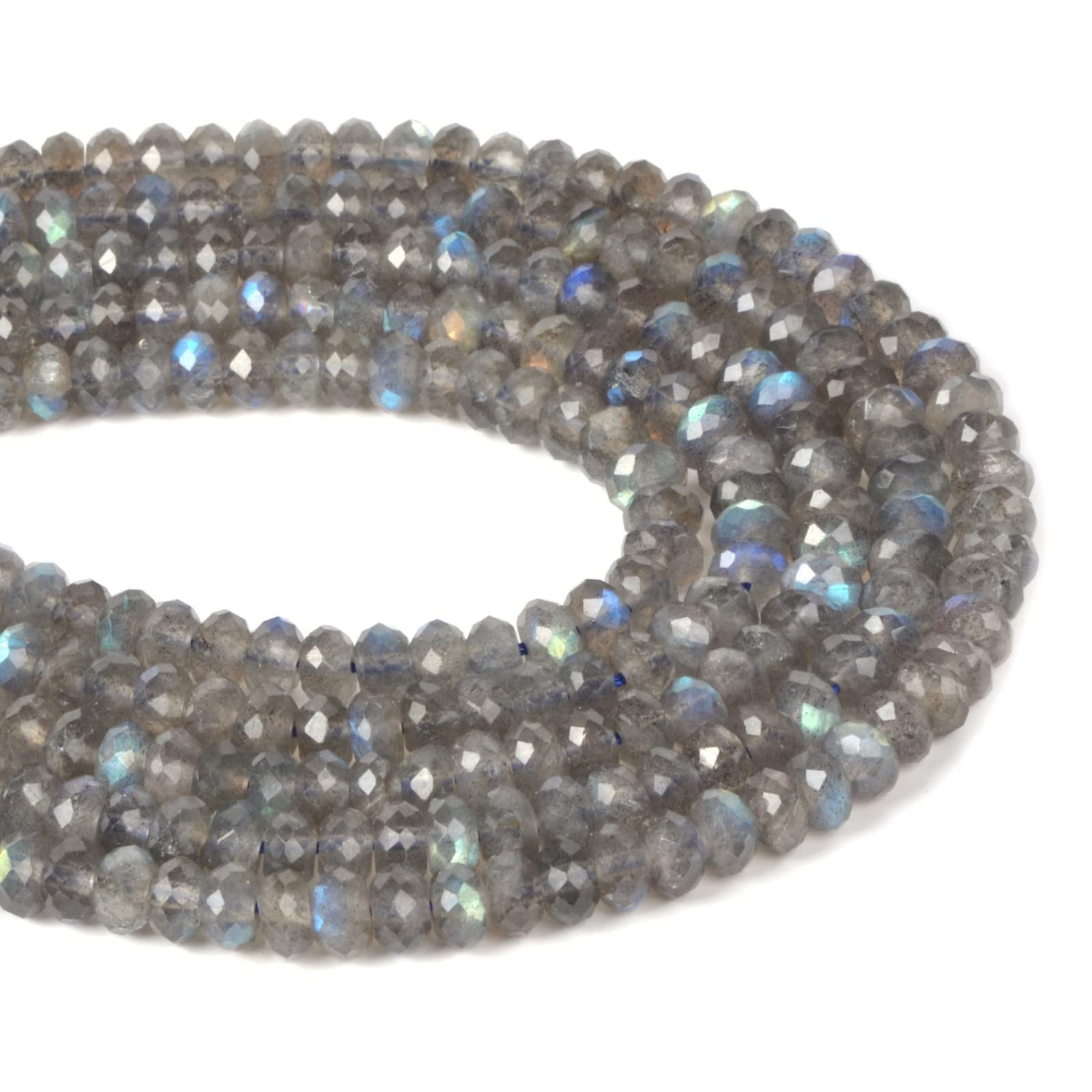 Justinstones 6Mm Aa Grade Natural Translucent Labradorite Faceted Rondelle Justinstones 6Mm Aa Grade Natural Translucent Labradorite Faceted Rondelle