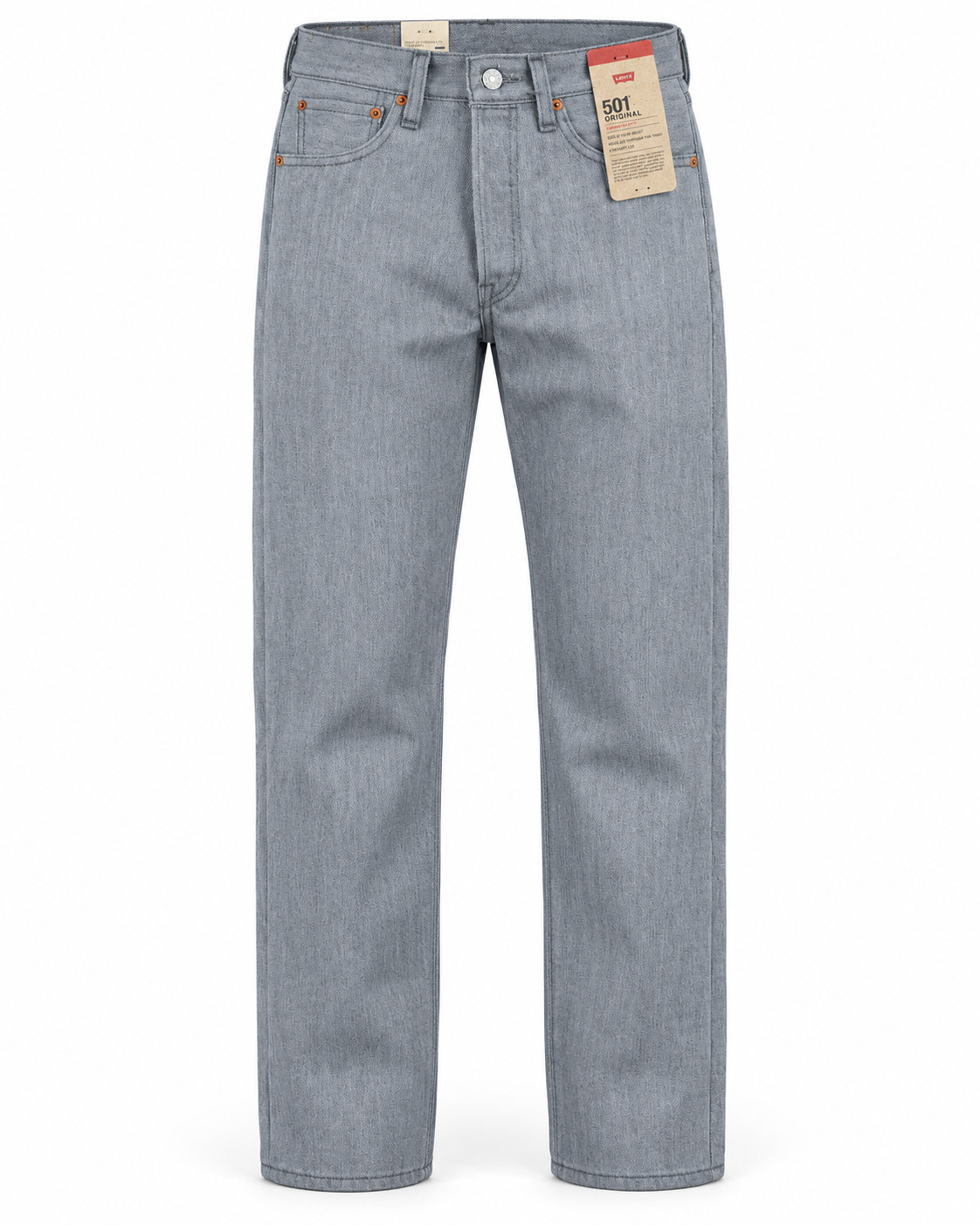 Levi\'s Men\'s 501 Original Rigid Denim Button Fly Shrink To Fit Jeans