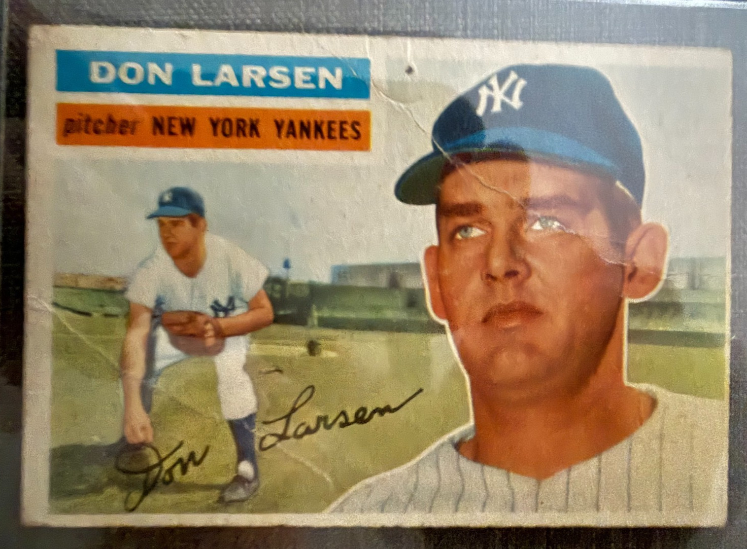 Topps 1956 Topps Don Larsen #332 New York Yankees MLB Baseball Card