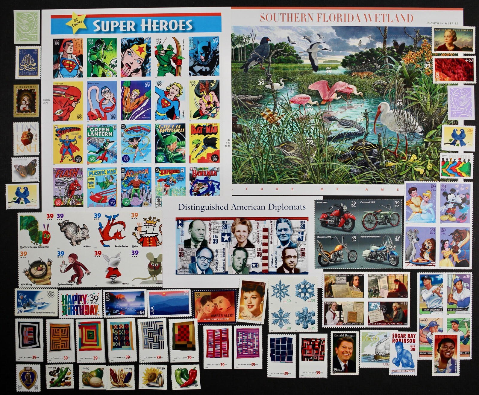 2006 U.S. Commemorative Year Set 111 stamps including Sheets, Mint NH, see scans 2006 U.S. Commemorative Year Set 111 stamps including Sheets, Mint NH, see scans